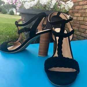 Brash Black high heels